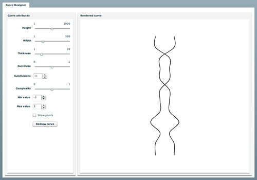 Curve Designer application